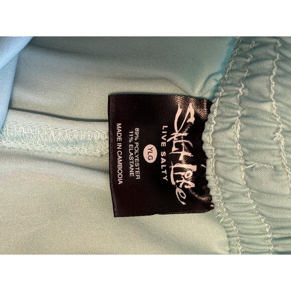 Salt Life Women’s Shorts “Live Salty” Drawstring Waist Size YLG Beach Preppy - Picture 6 of 8